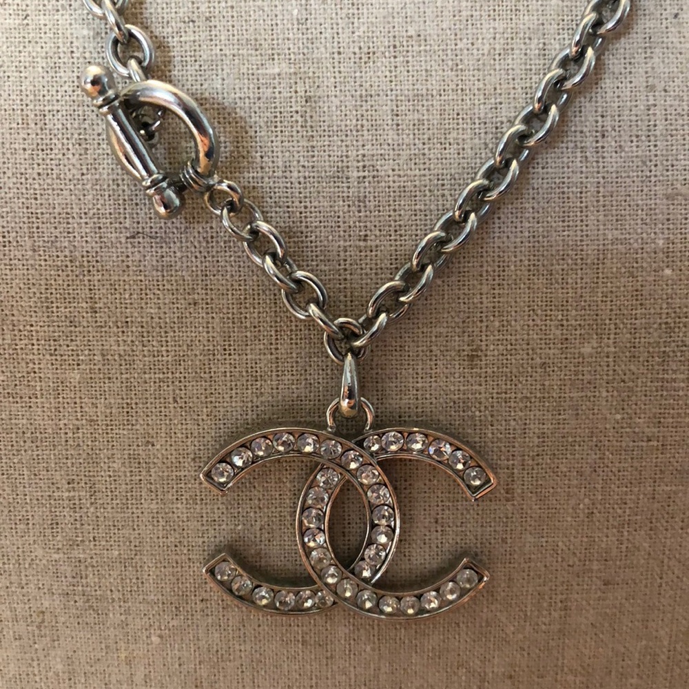 Crystal Charm & Chain Necklace